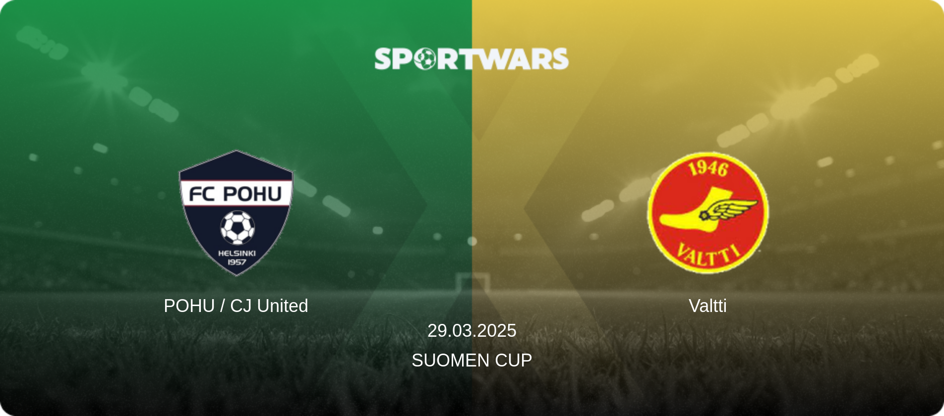 POHU / CJ United — Valtti, 29.03.2025 — Suomen Cup (match preview)