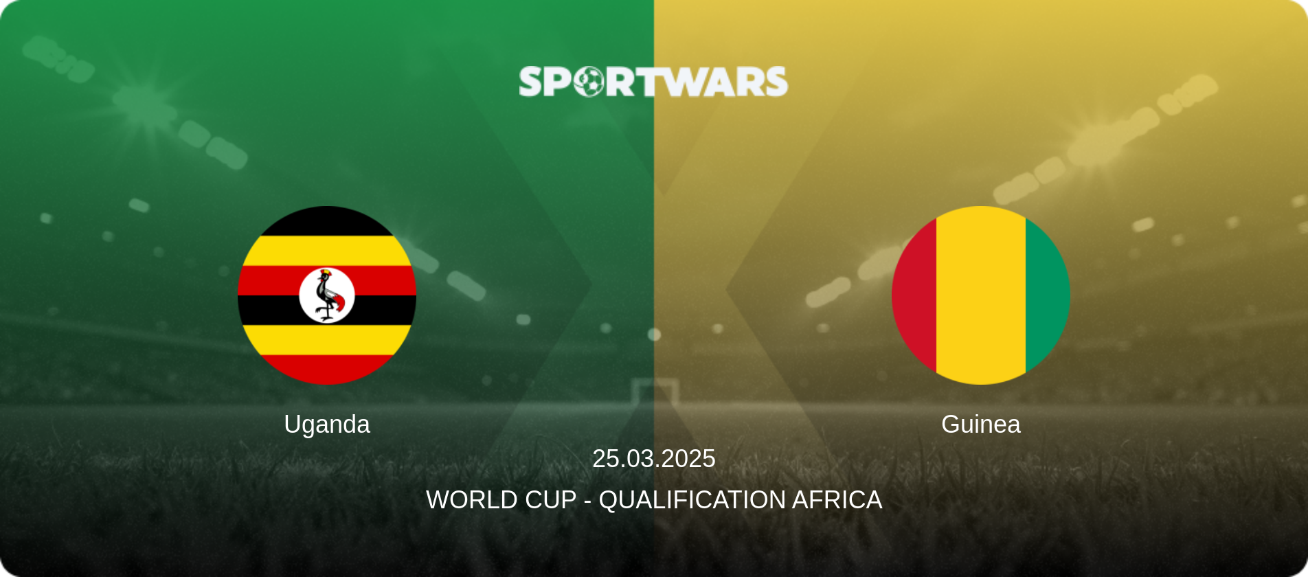 Uganda — Guinea, 25.03.2025 — World Cup - Qualification Africa (match preview)