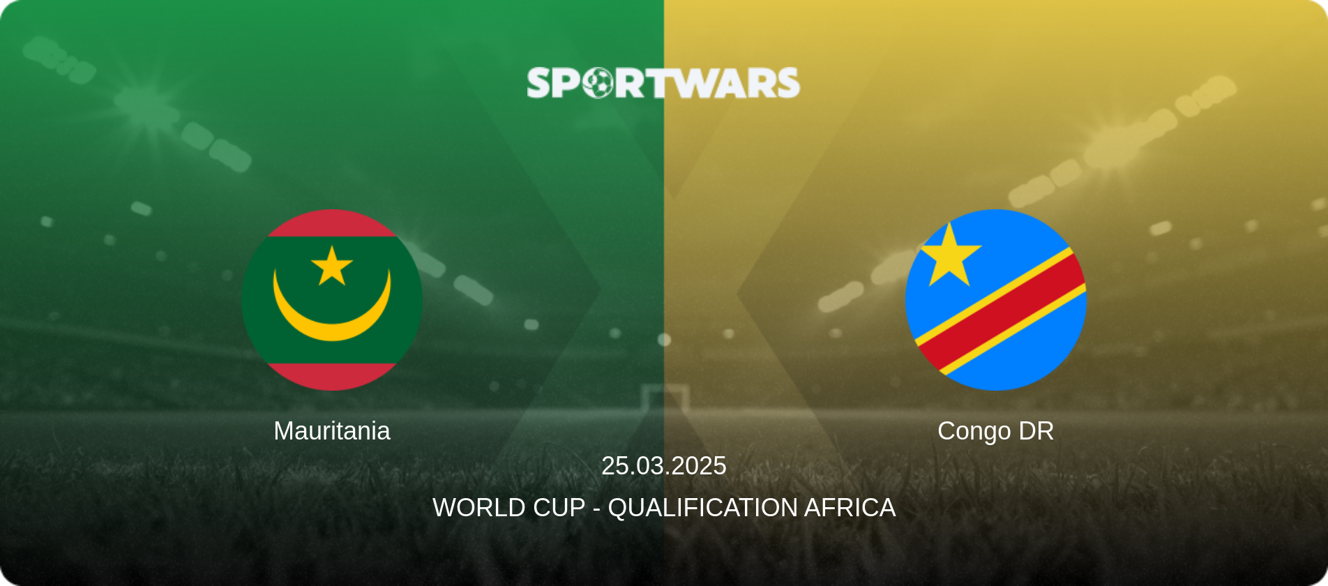Mauritania — Congo DR, 25.03.2025 — World Cup - Qualification Africa (match preview)