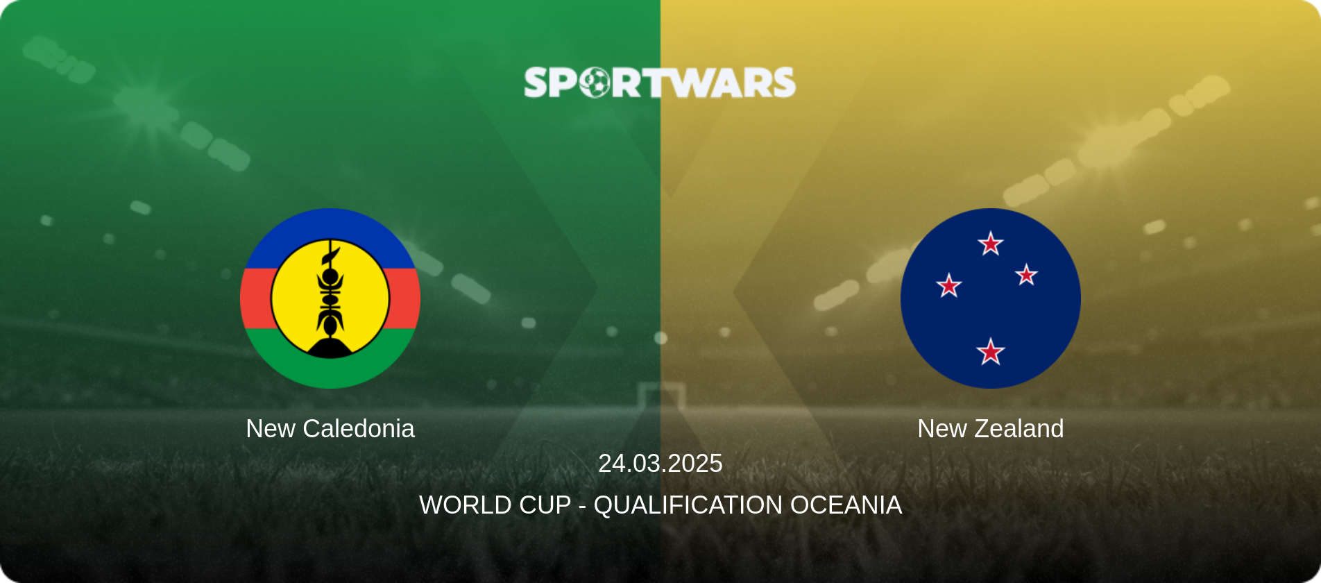 New Caledonia — New Zealand, 24.03.2025 — World Cup - Qualification Oceania (match preview)