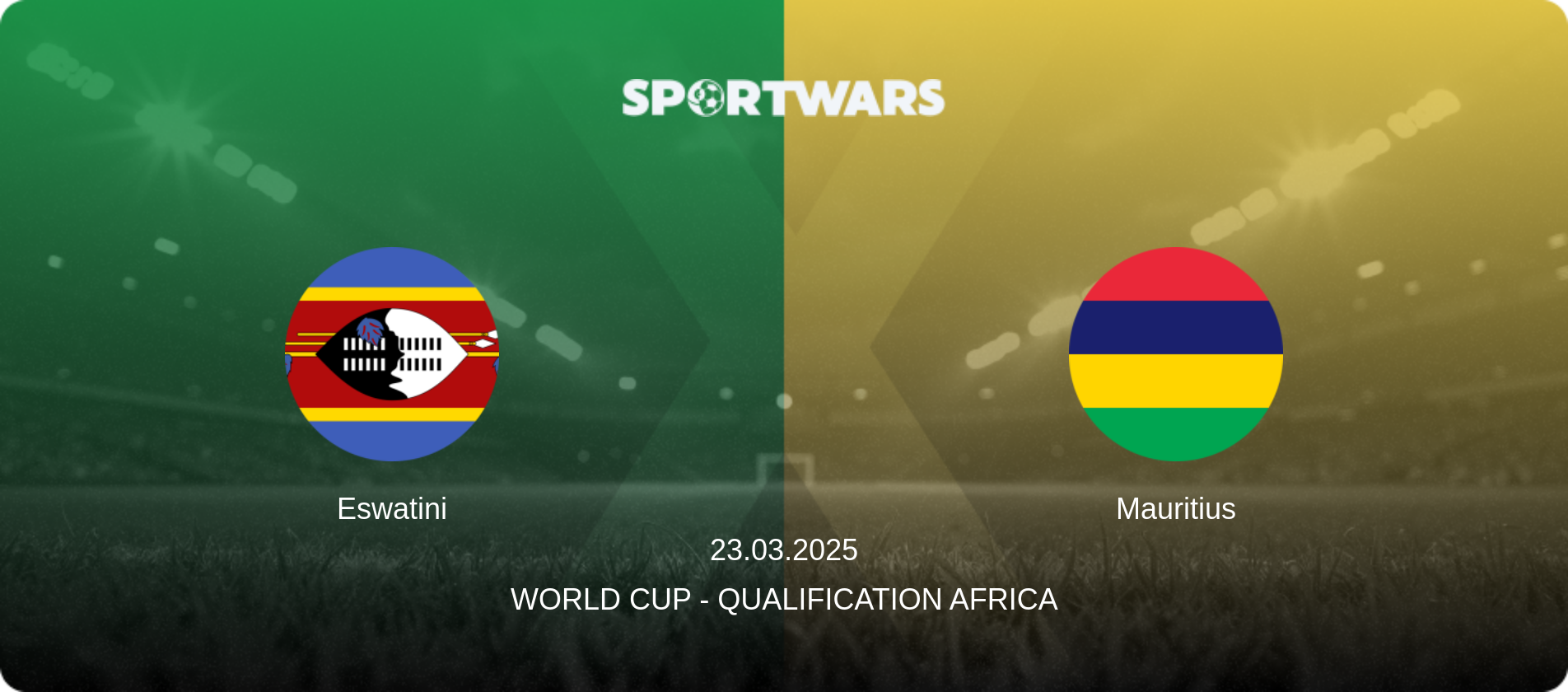 Eswatini — Mauritius, 23.03.2025 — World Cup - Qualification Africa (match preview)