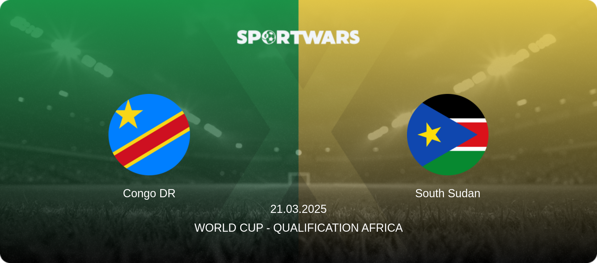 Congo DR — South Sudan, 21.03.2025 — World Cup - Qualification Africa (match preview)