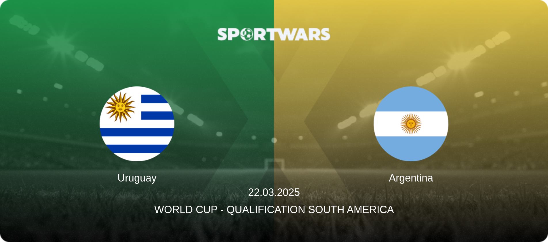 Uruguay — Argentina, 22.03.2025 — World Cup - Qualification South America (match preview)