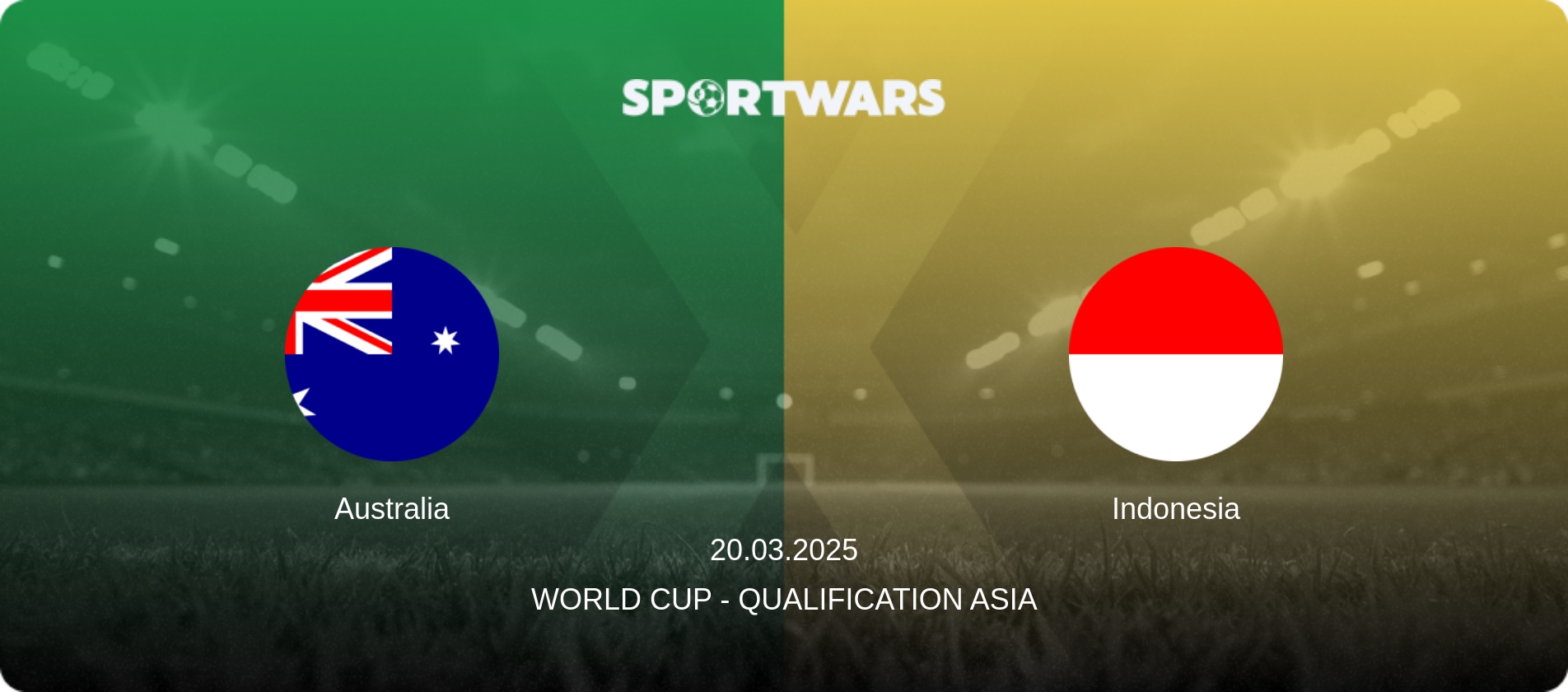 Australia — Indonesia, 20.03.2025 — World Cup - Qualification Asia (match preview)