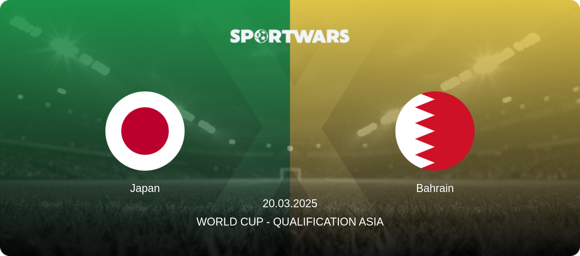 Japan — Bahrain, 20.03.2025 — World Cup - Qualification Asia (match preview)