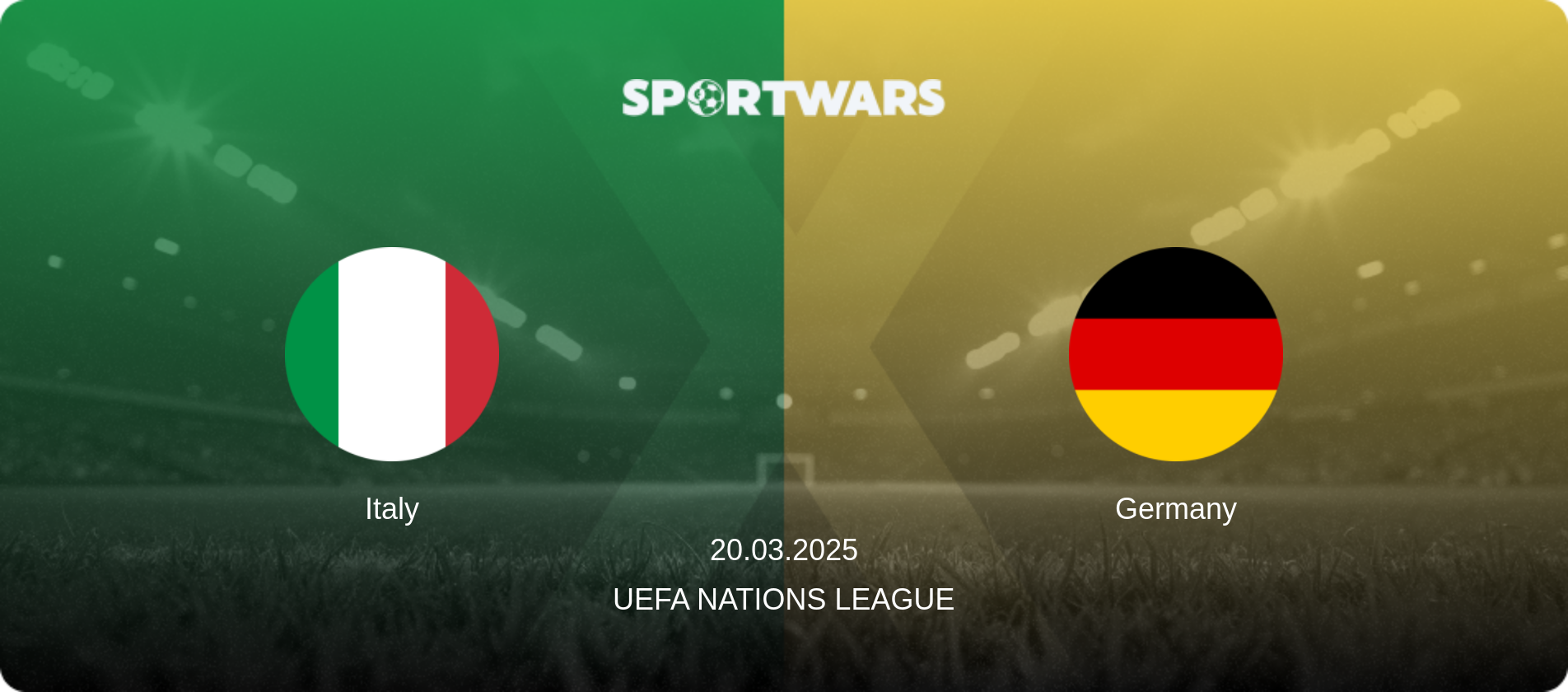 Italy — Germany, 20.03.2025 — UEFA Nations League (match preview)