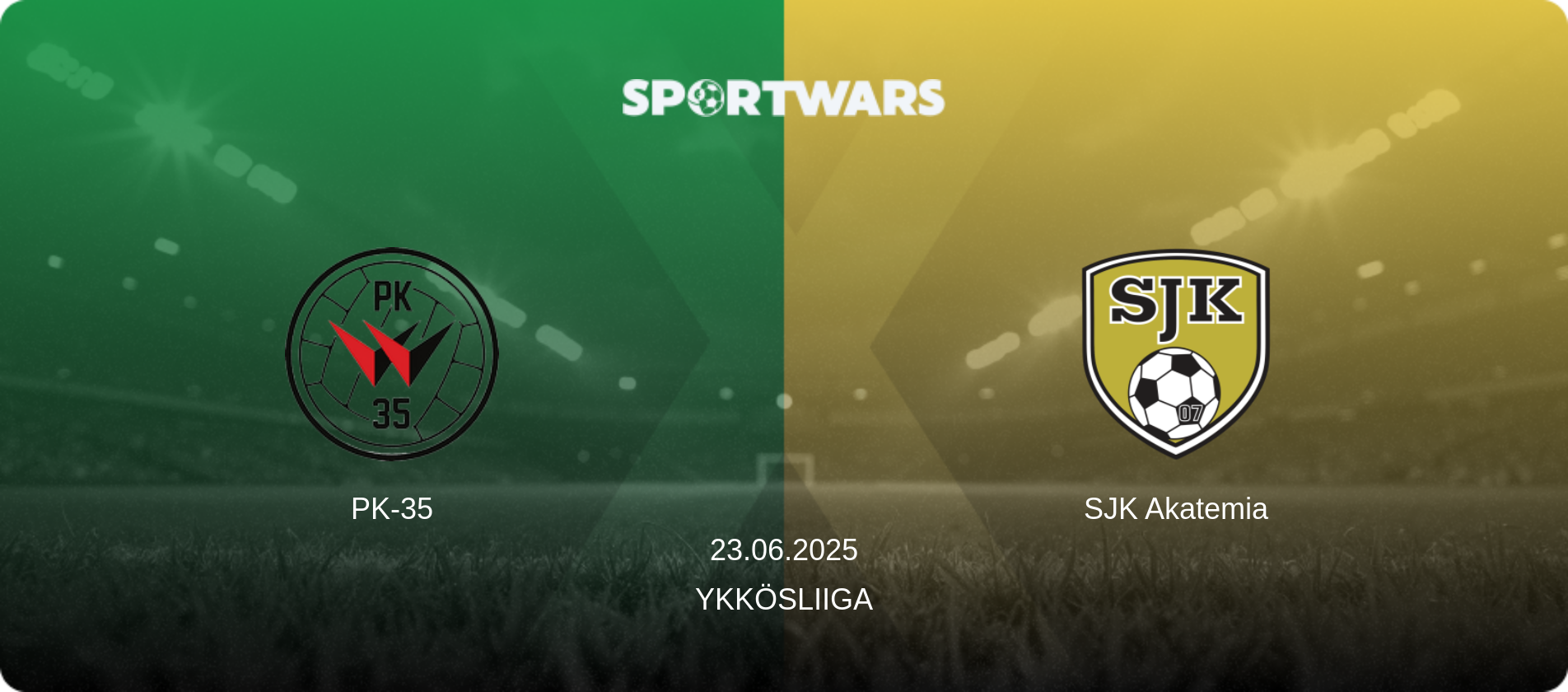 PK-35 — SJK Akatemia, 23.06.2025 — Ykkösliiga (match preview)