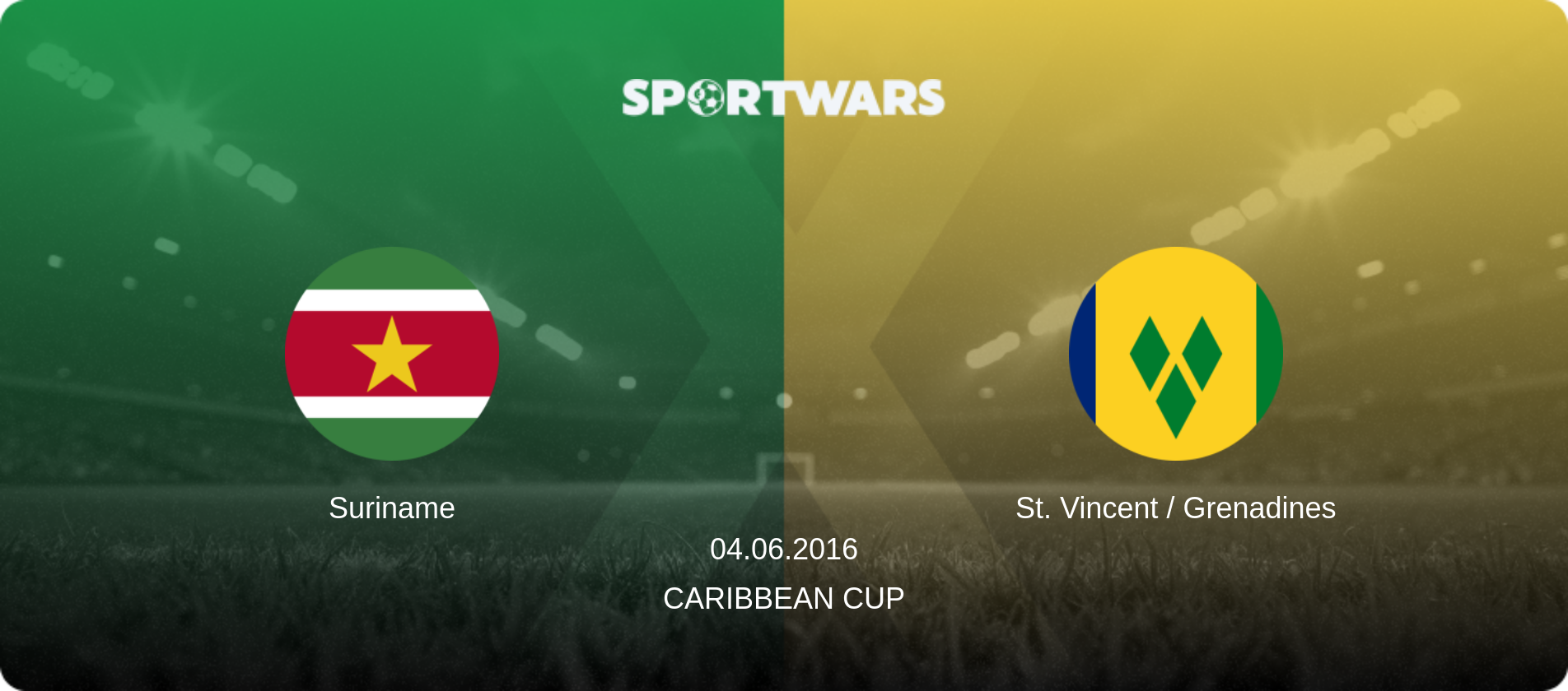 Suriname — St. Vincent / Grenadines, 04.06.2016 — Caribbean Cup (match preview)