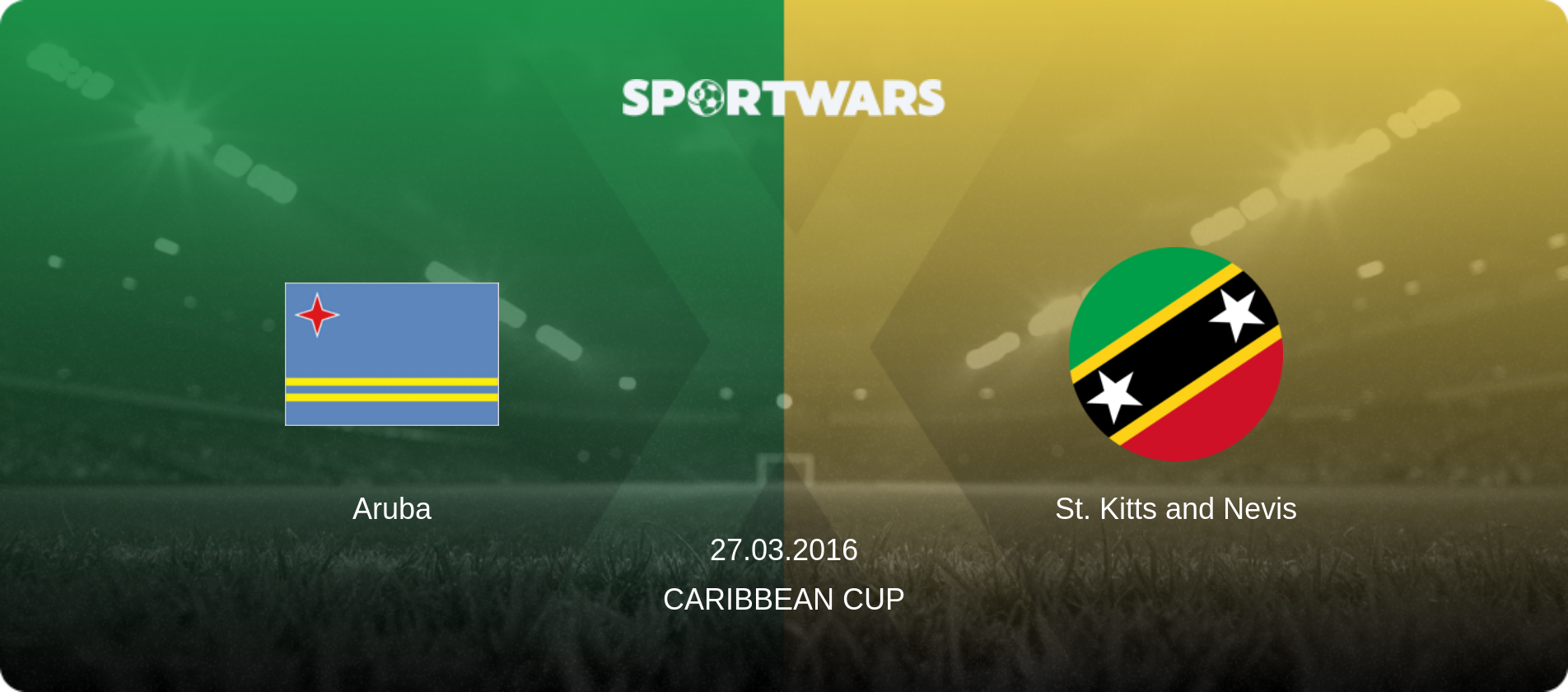Aruba — St. Kitts and Nevis, 27.03.2016 — Caribbean Cup (match preview)