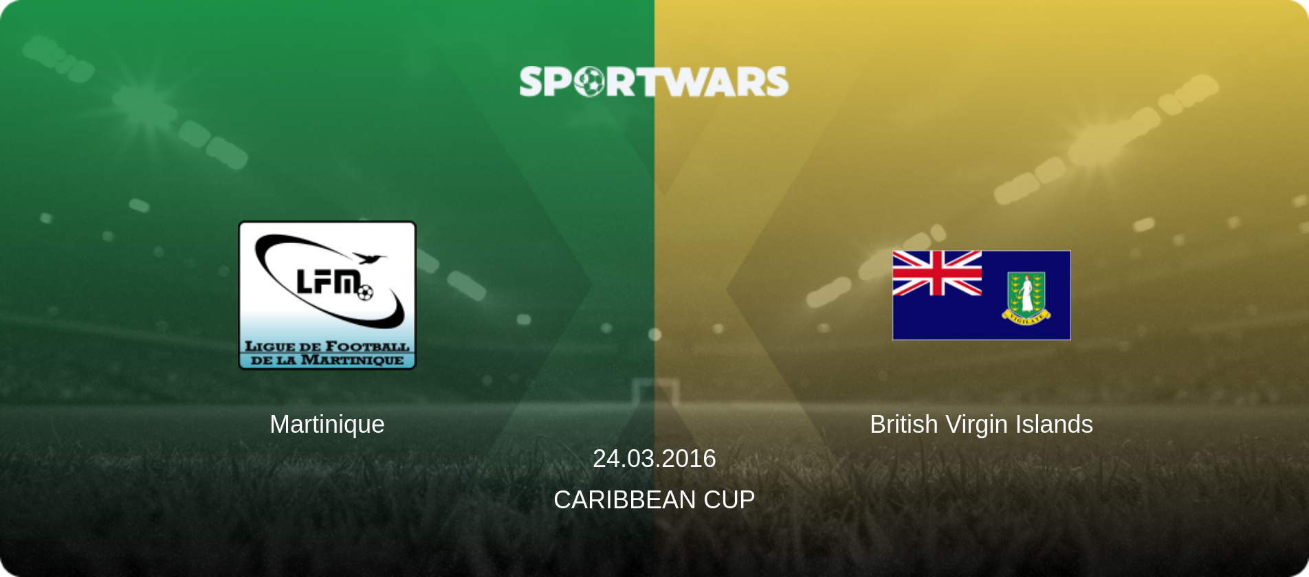 Martinique — British Virgin Islands, 24.03.2016 — Caribbean Cup (match preview)
