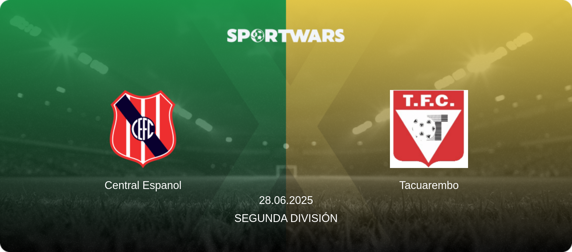 Central Espanol — Tacuarembo, 28.06.2025 — Segunda División (match preview)