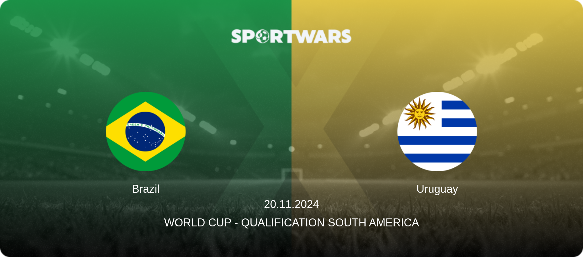 Brazil — Uruguay, 20.11.2024 — World Cup - Qualification South America (match preview)
