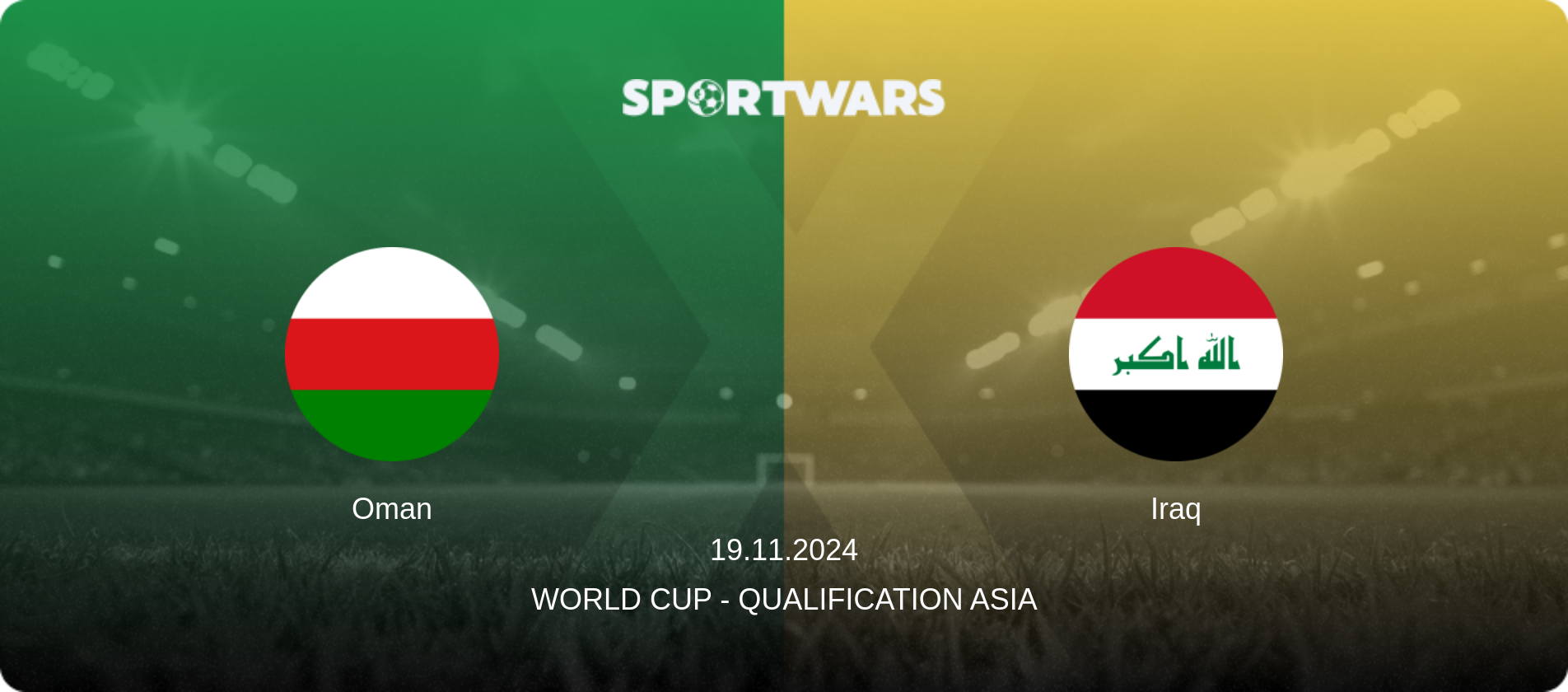Oman — Iraq, 19.11.2024 — World Cup - Qualification Asia (match preview)