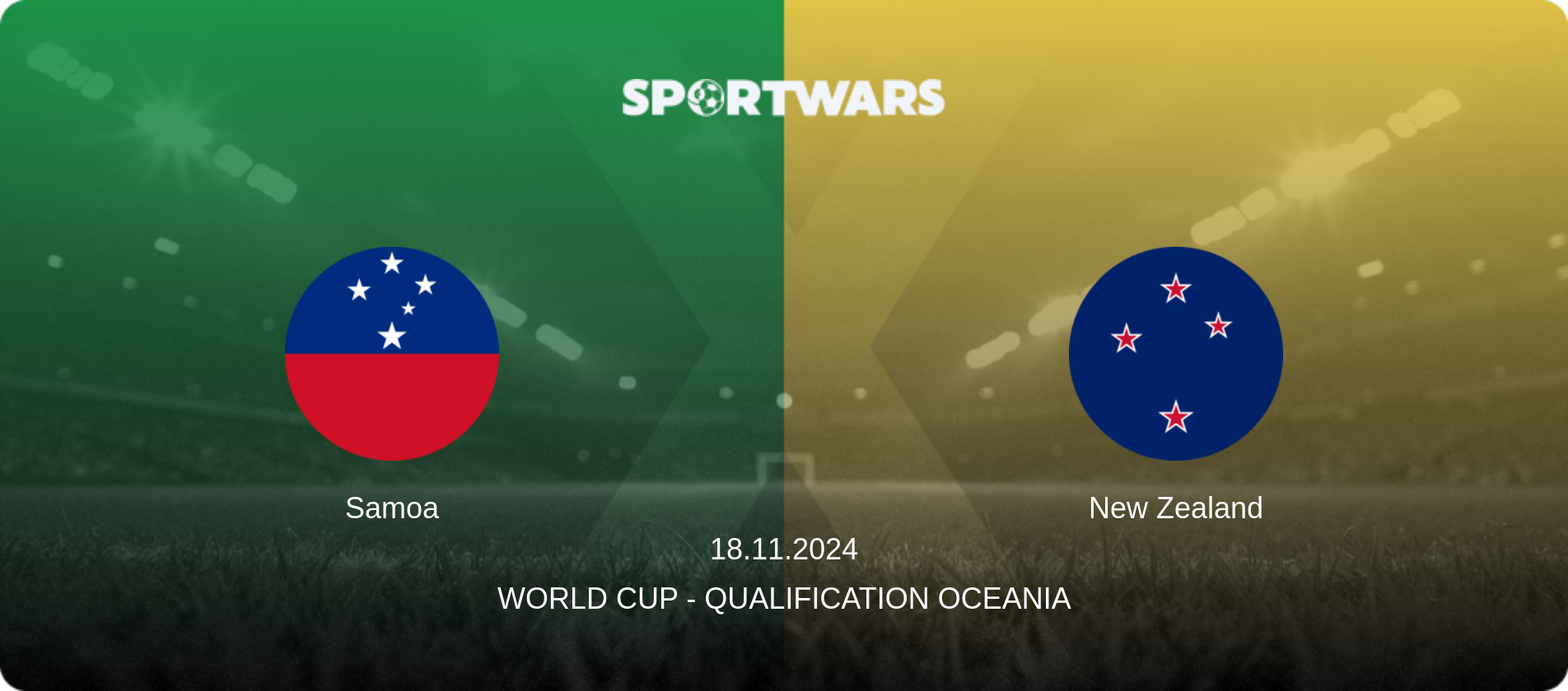 Samoa — New Zealand, 18.11.2024 — World Cup - Qualification Oceania (match preview)