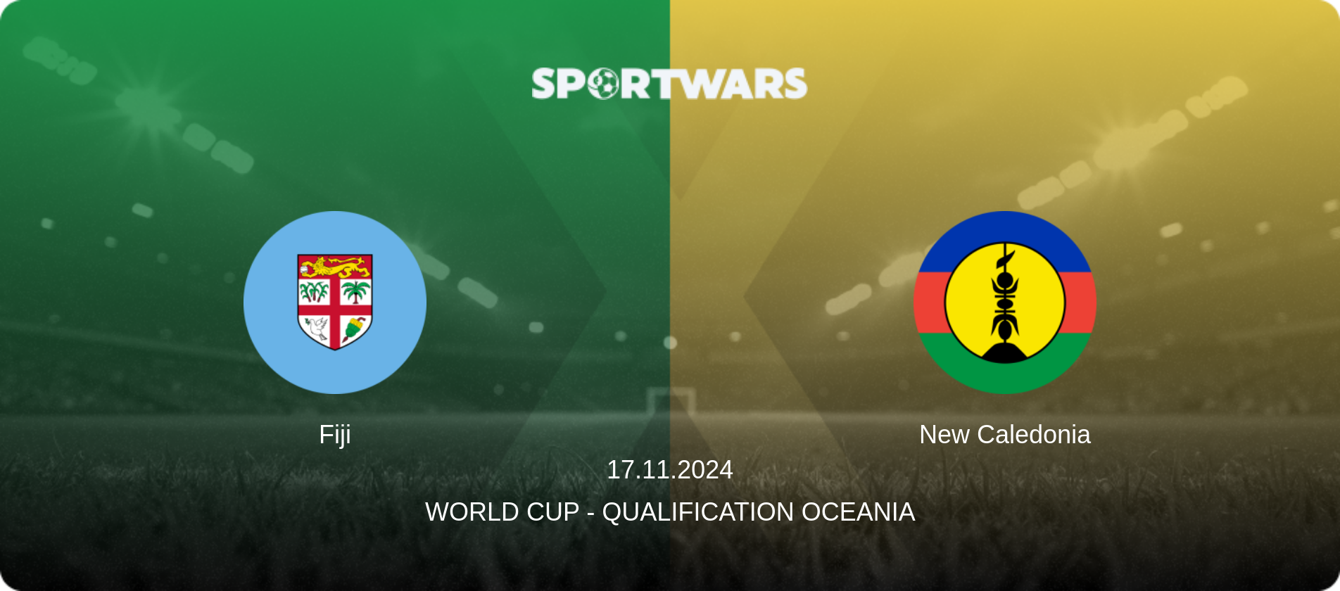Fiji — New Caledonia, 17.11.2024 — World Cup - Qualification Oceania (match preview)