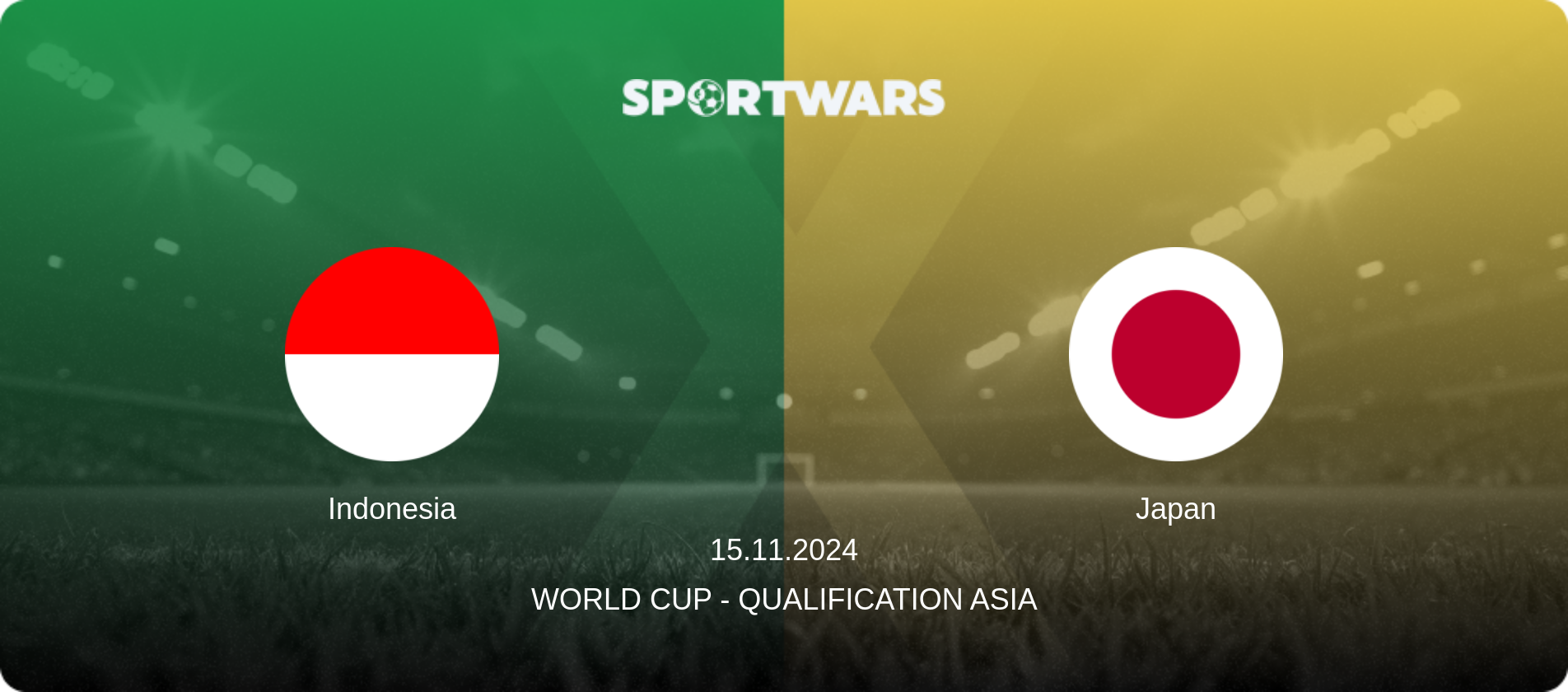 Indonesia — Japan, 15.11.2024 — World Cup - Qualification Asia (match preview)