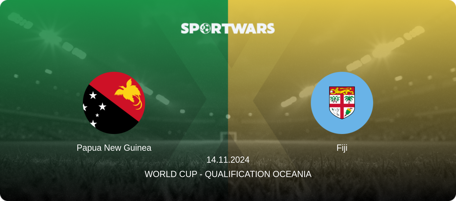 Papua New Guinea — Fiji, 14.11.2024 — World Cup - Qualification Oceania (match preview)