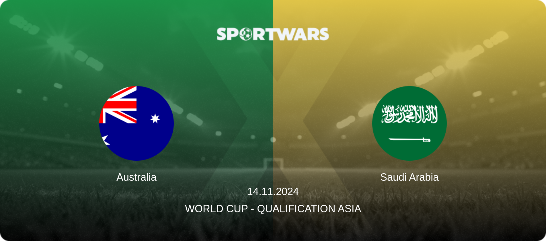 Australia — Saudi Arabia, 14.11.2024 — World Cup - Qualification Asia (match preview)