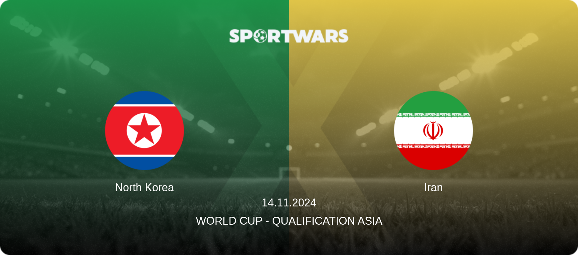 North Korea — Iran, 14.11.2024 — World Cup - Qualification Asia (match preview)