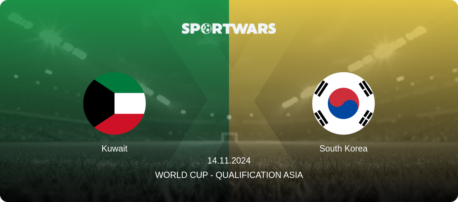 Kuwait — South Korea, 14.11.2024 — World Cup - Qualification Asia (match preview)