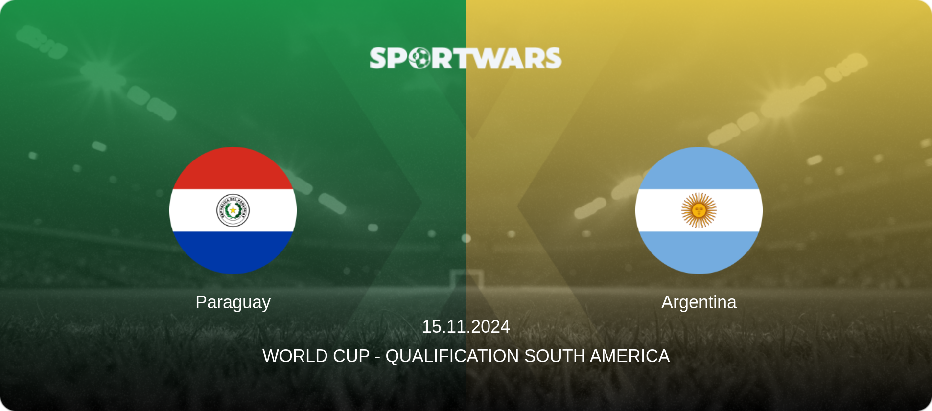 Paraguay — Argentina, 15.11.2024 — World Cup - Qualification South America (match preview)