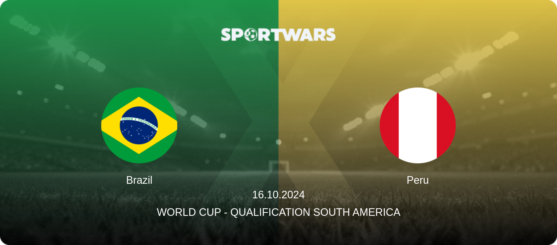Brazil — Peru, 16.10.2024 — World Cup - Qualification South America (match preview)
