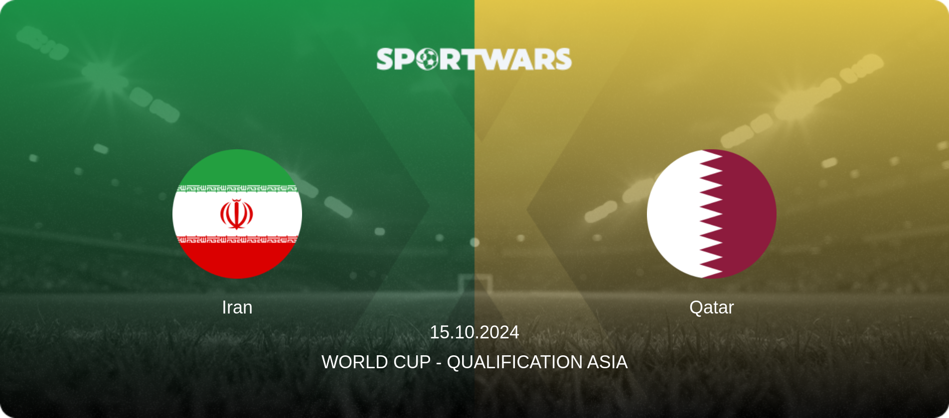 Iran — Qatar, 15.10.2024 — World Cup - Qualification Asia (match preview)