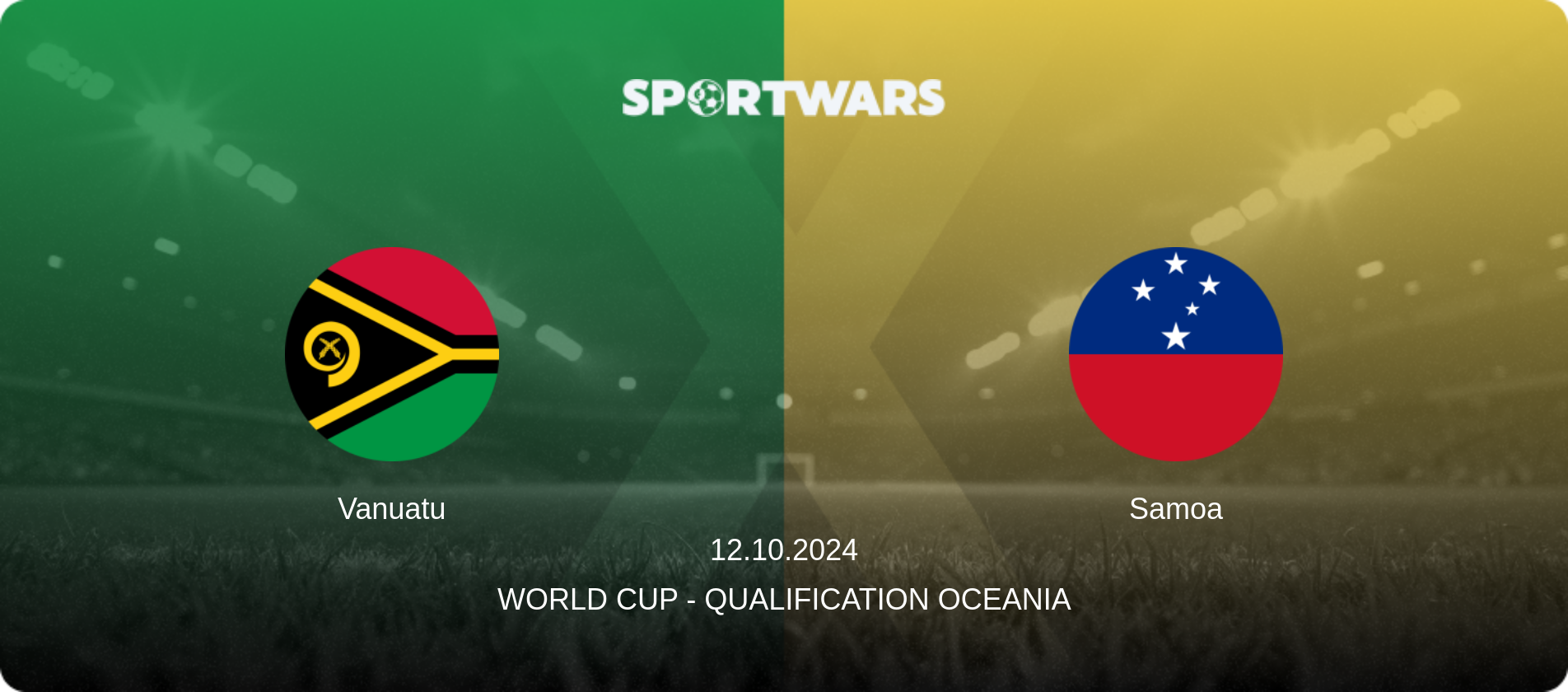Vanuatu — Samoa, 12.10.2024 — World Cup - Qualification Oceania (match preview)