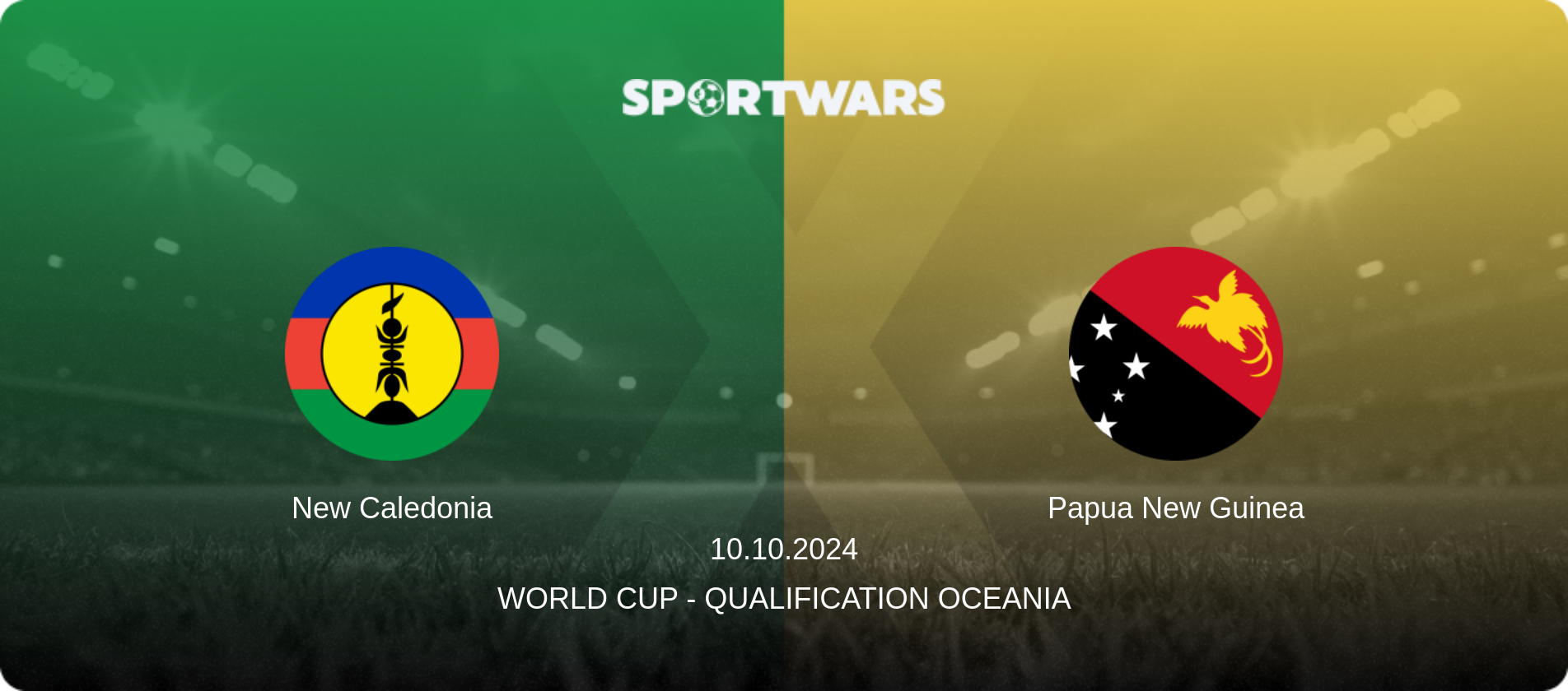 New Caledonia — Papua New Guinea, 10.10.2024 — World Cup - Qualification Oceania (match preview)