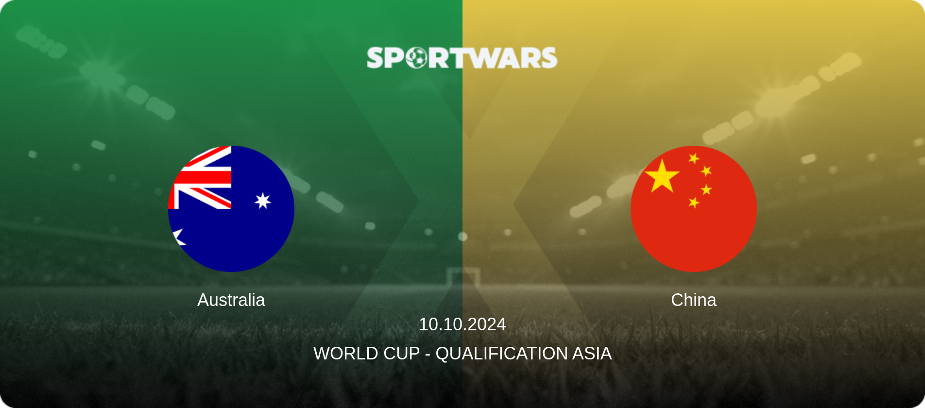 Australia — China, 10.10.2024 — World Cup - Qualification Asia (match preview)