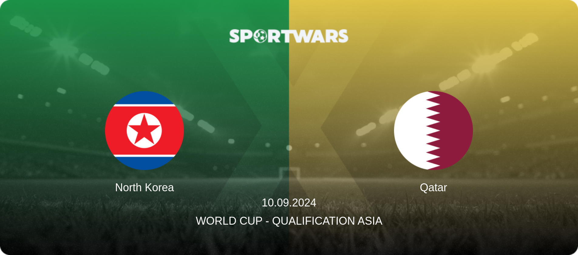 North Korea — Qatar, 10.09.2024 — World Cup - Qualification Asia (match preview)