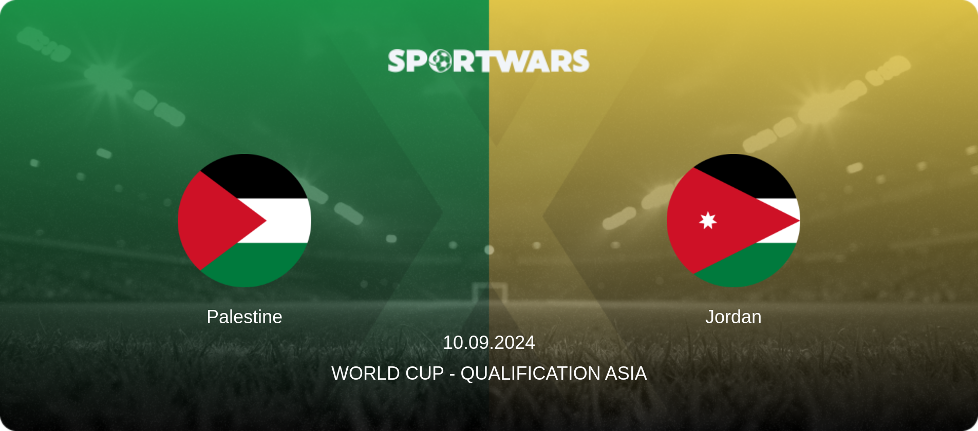 Palestine — Jordan, 10.09.2024 — World Cup - Qualification Asia (match preview)