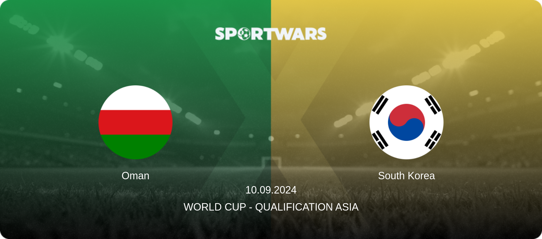 Oman — South Korea, 10.09.2024 — World Cup - Qualification Asia (match preview)