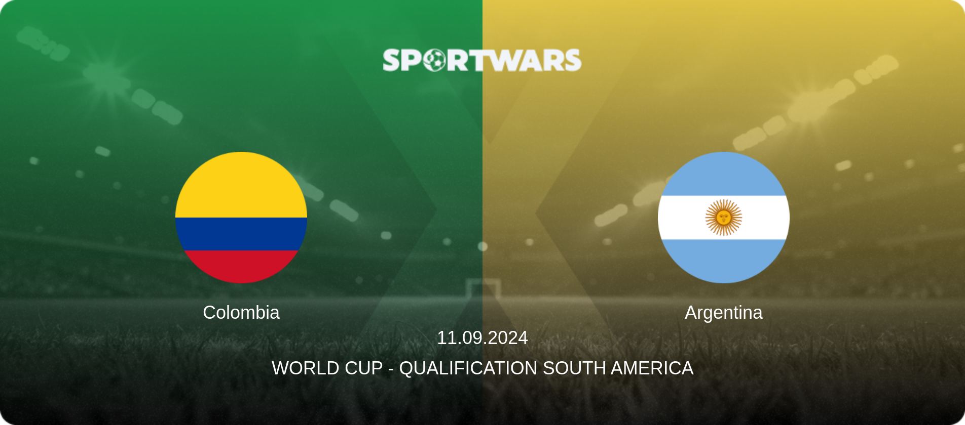 Colombia — Argentina, 11.09.2024 — World Cup - Qualification South America (match preview)