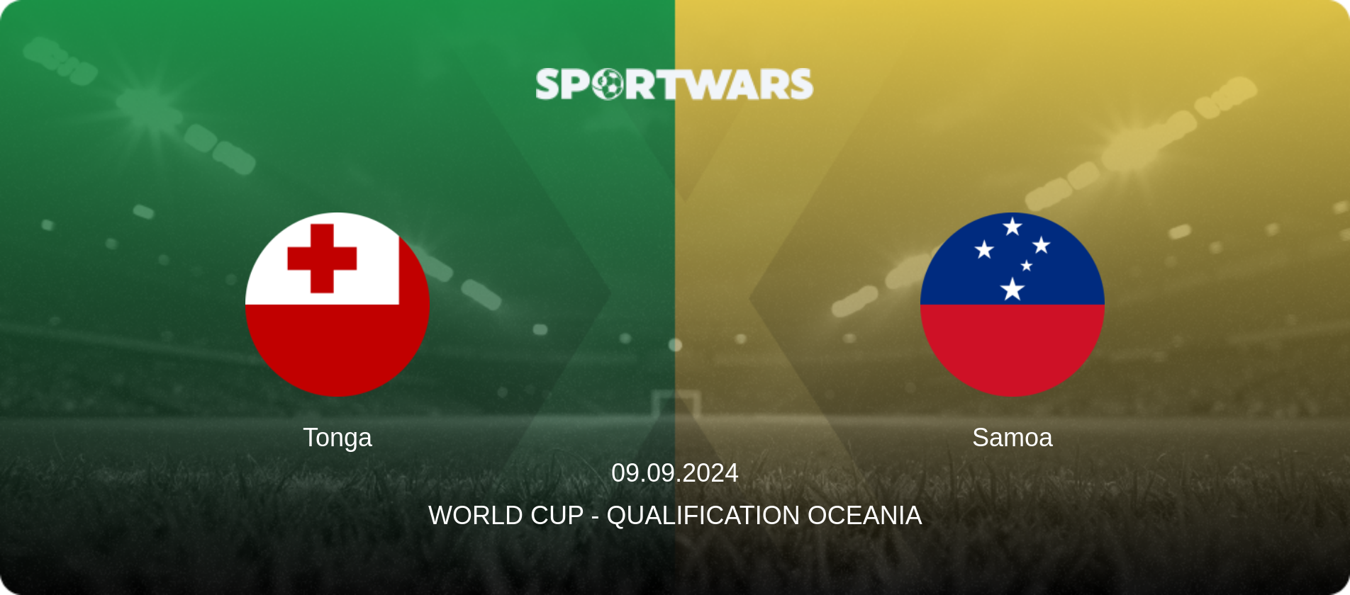 Tonga — Samoa, 09.09.2024 — World Cup - Qualification Oceania (match preview)