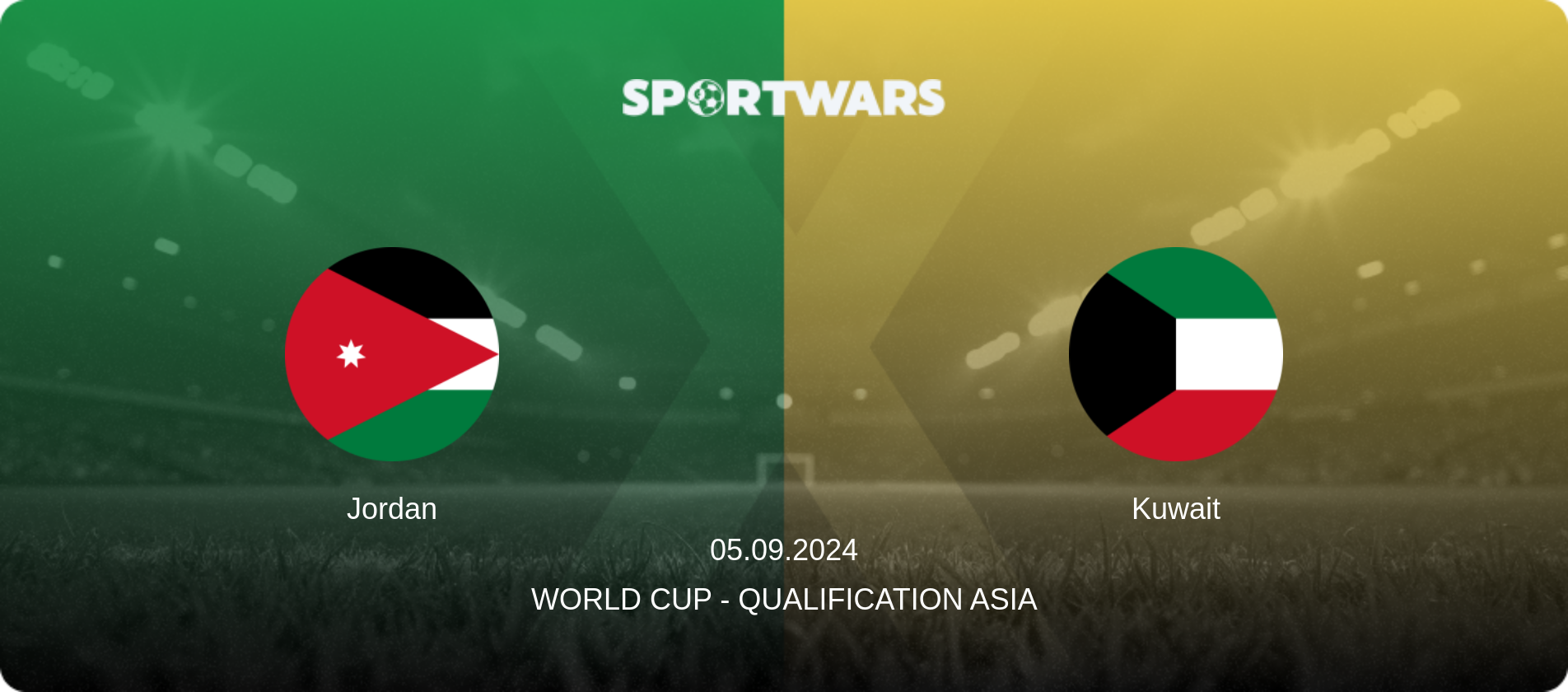 Jordan — Kuwait, 05.09.2024 — World Cup - Qualification Asia (match preview)
