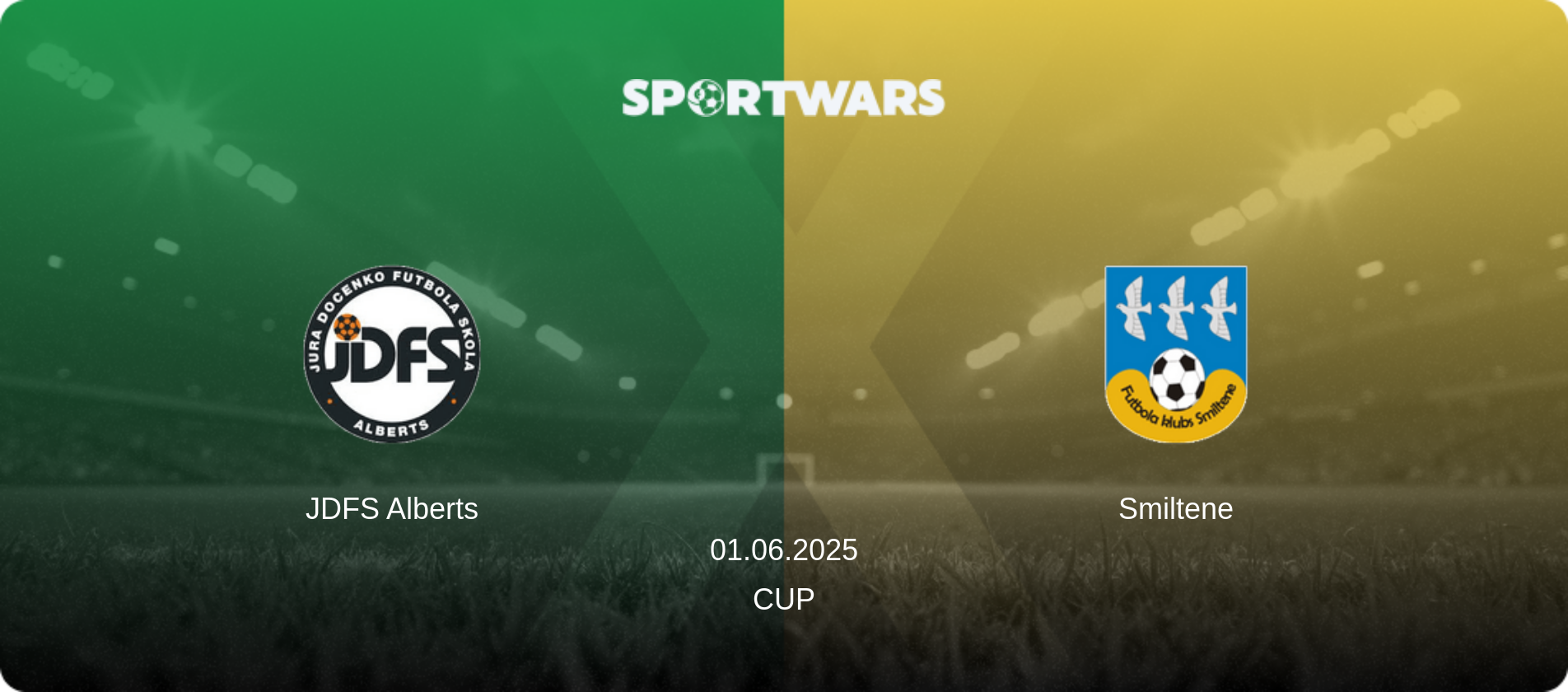 JDFS Alberts — Smiltene, 01.06.2025 — Cup (match preview)