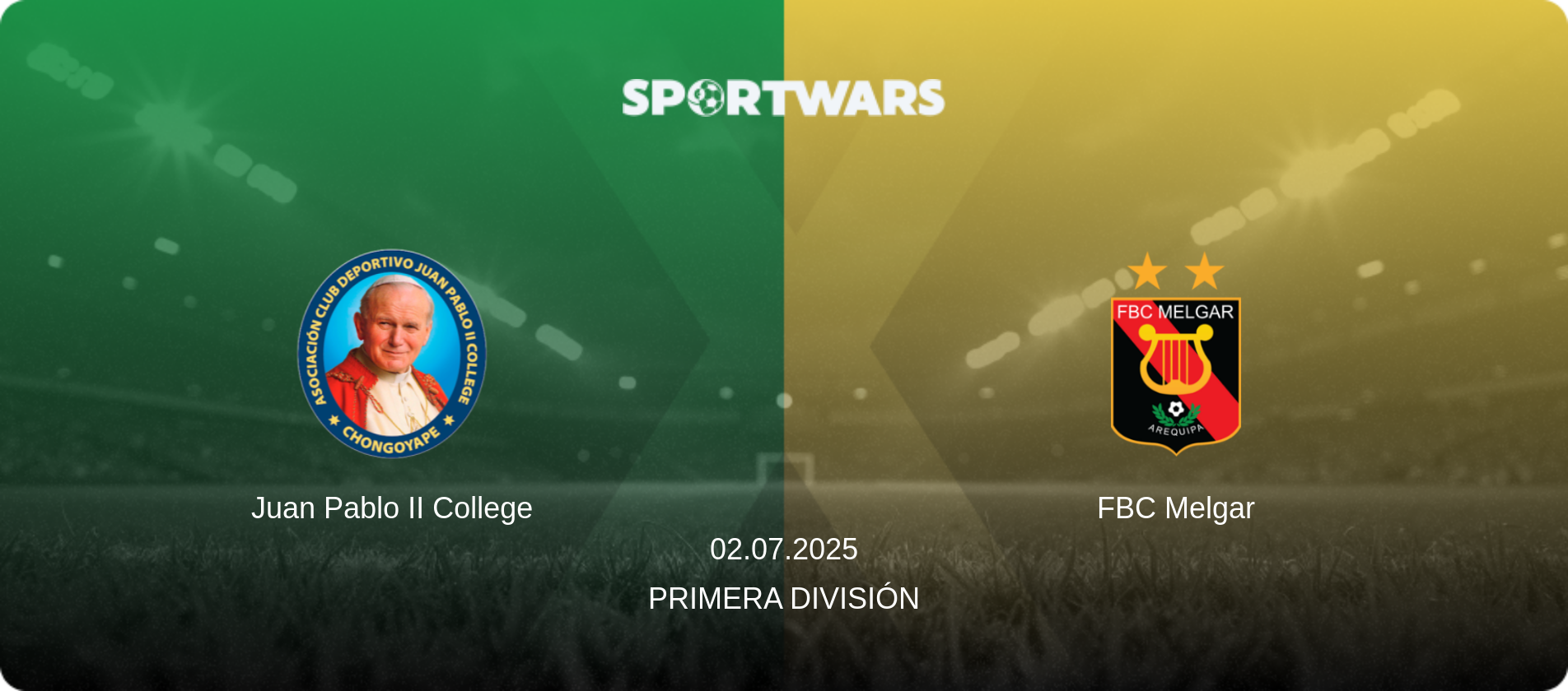 Juan Pablo II College — FBC Melgar, 02.07.2025 — Primera División (match preview)