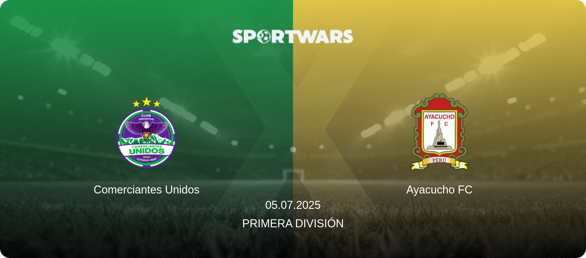 Comerciantes Unidos — Ayacucho FC, 05.07.2025 — Primera División (match preview)