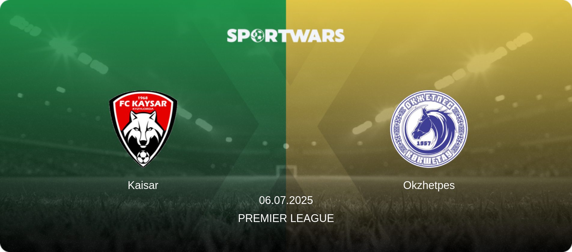 Kaisar — Okzhetpes, 06.07.2025 — Premier League (match preview)