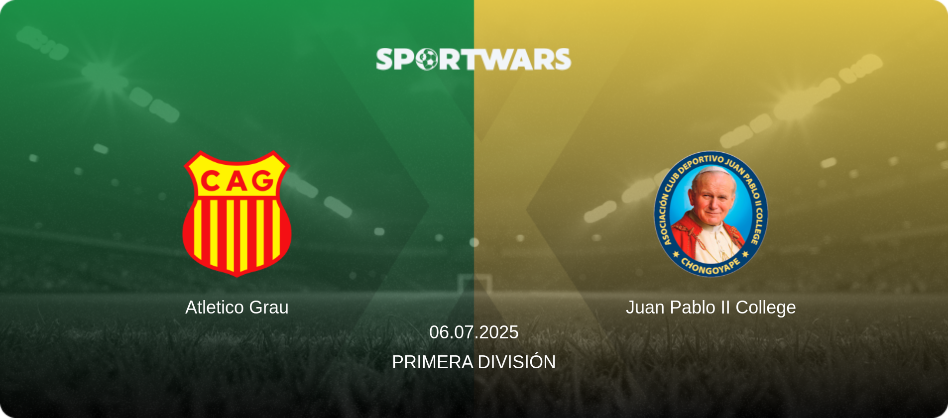 Atletico Grau — Juan Pablo II College, 06.07.2025 — Primera División (match preview)
