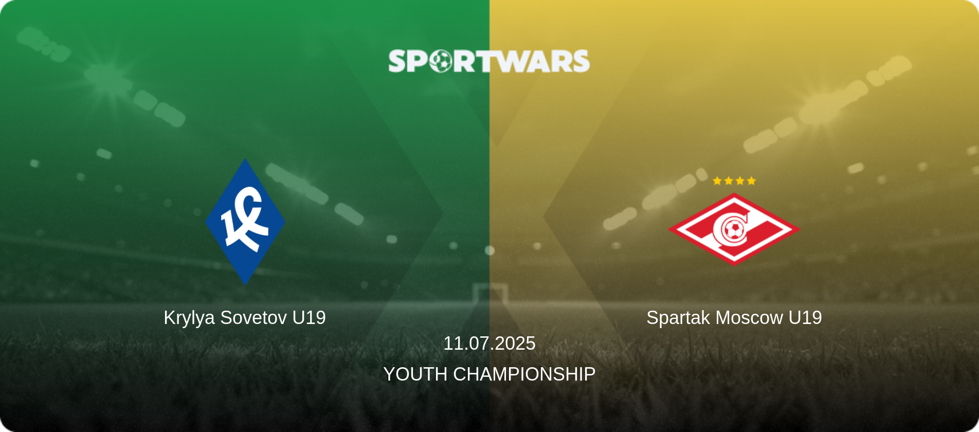 Krylya Sovetov U19 — Spartak Moscow U19, 11.07.2025 — Youth Championship (match preview)