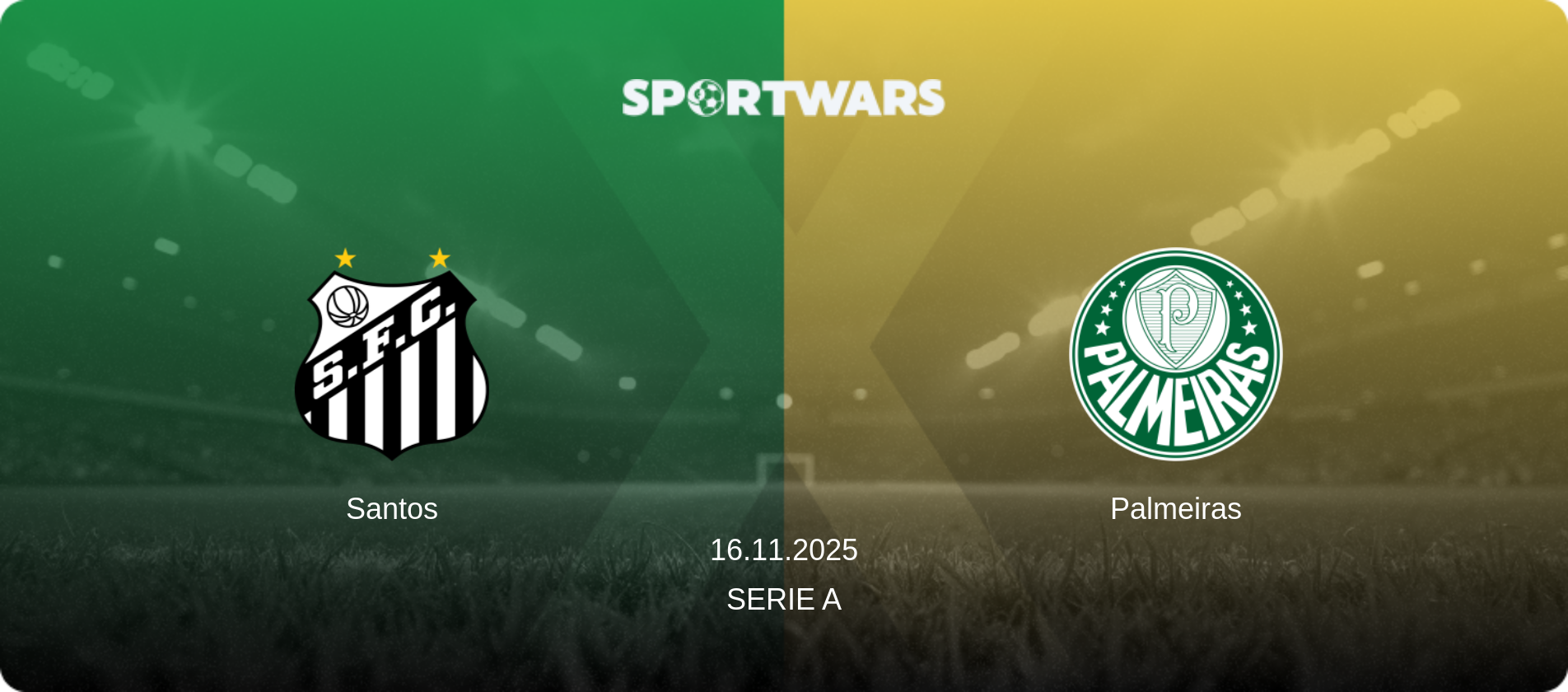 Santos — Palmeiras, 16.11.2025 — Serie A (match preview)