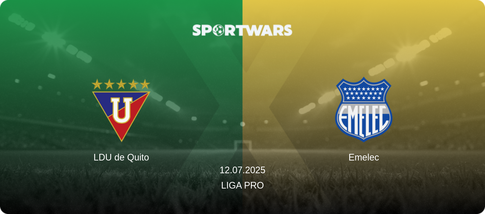 LDU de Quito — Emelec, 12.07.2025 — Liga Pro (match preview)