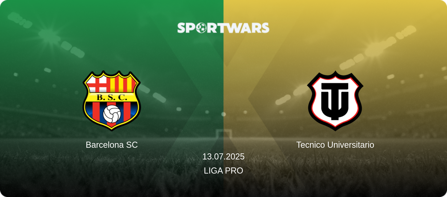 Barcelona SC — Tecnico Universitario, 13.07.2025 — Liga Pro (match preview)