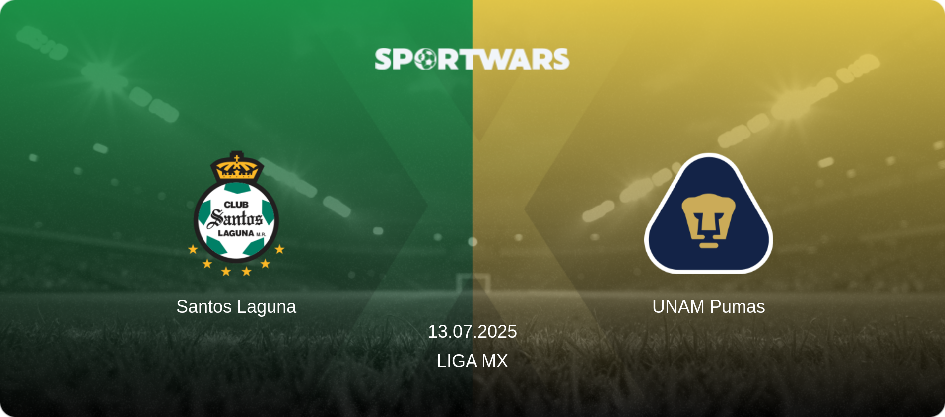 Santos Laguna — UNAM Pumas, 13.07.2025 — Liga MX (match preview)