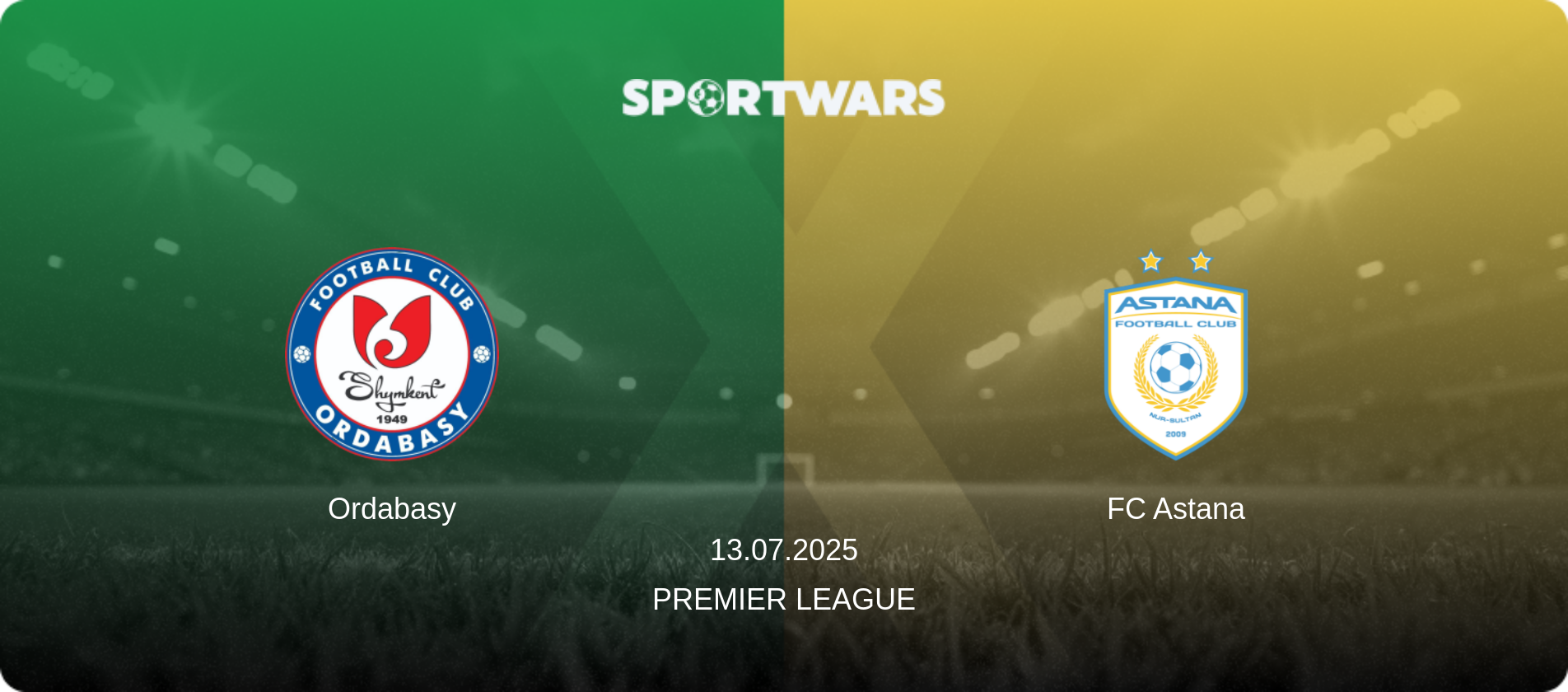 Ordabasy — FC Astana, 13.07.2025 — Premier League (match preview)