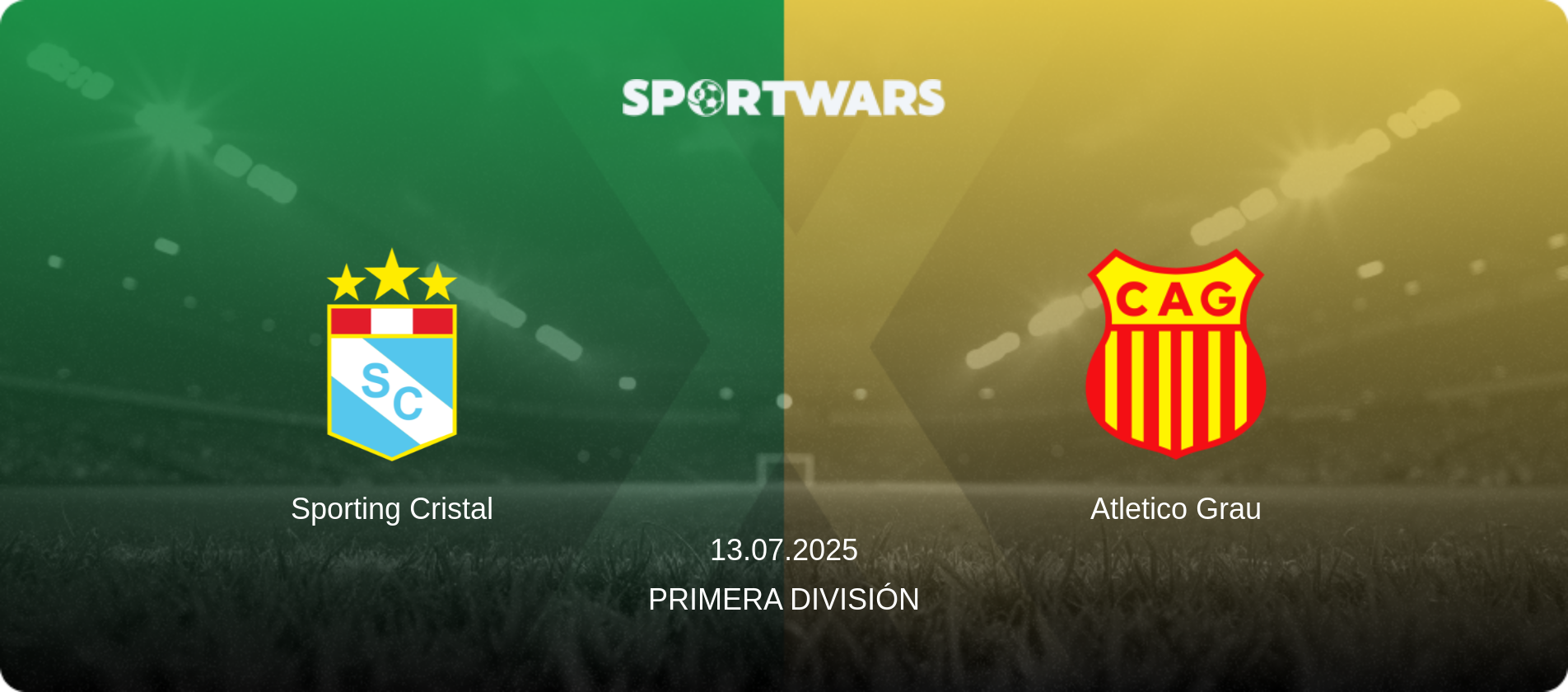 Sporting Cristal — Atletico Grau, 13.07.2025 — Primera División (match preview)