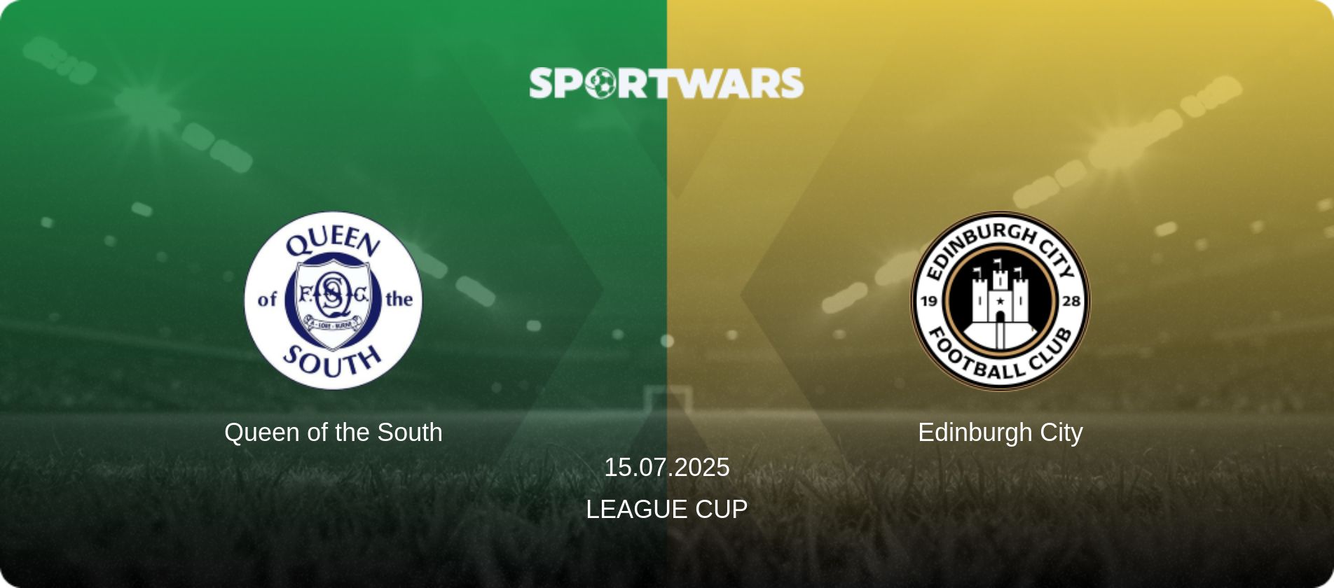 Queen of the South — Edinburgh City, 15.07.2025 — League Cup (match preview)
