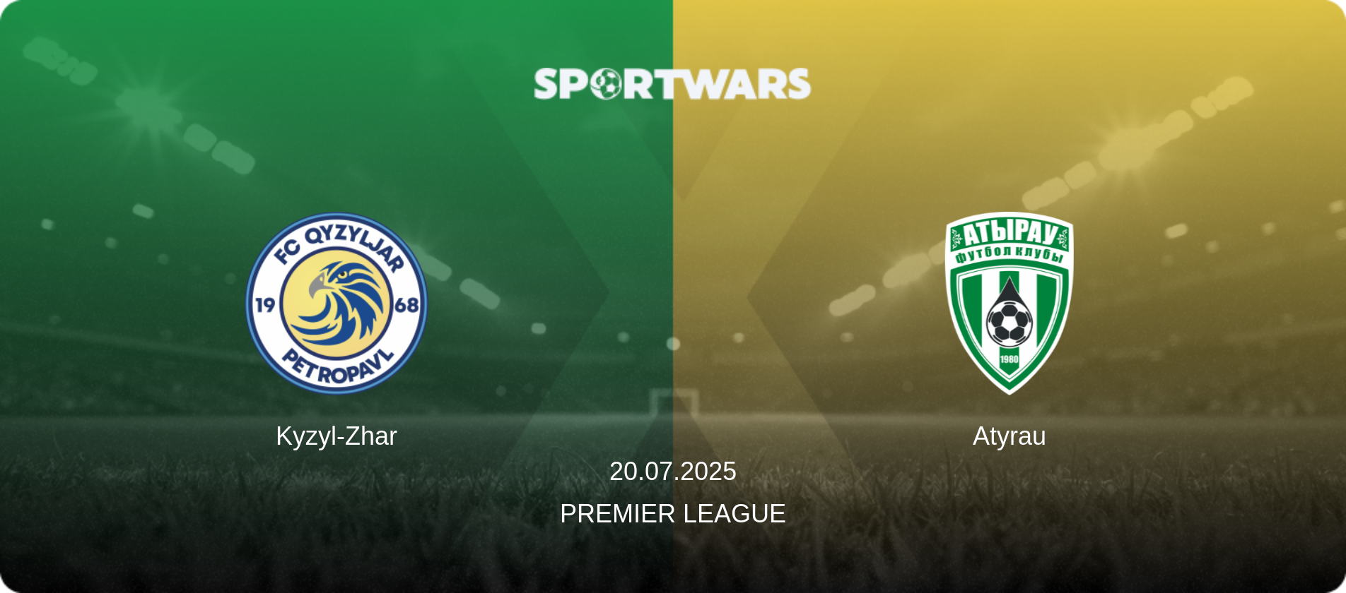Kyzyl-Zhar — Atyrau, 20.07.2025 — Premier League (match preview)